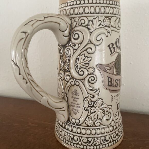 Vtg Stroh Brewing Beer Stein Bohemian Heritage IV Collector's Stein Boho #17018 - Picture 5 of 8